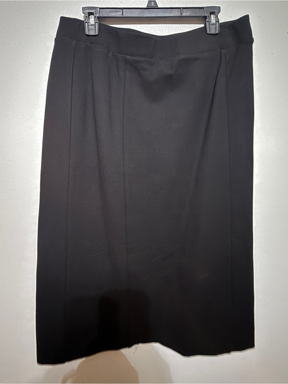 Versona Black Tailored Pencil Skirt